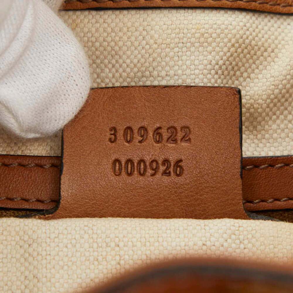 GUCCI Cream Leather Shoulder Bag - Picture 10 of 10